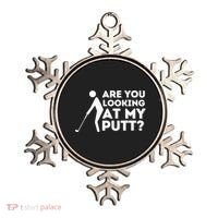 Are You Looking At My Putt Golf Lover Gift Ornament thumb 0