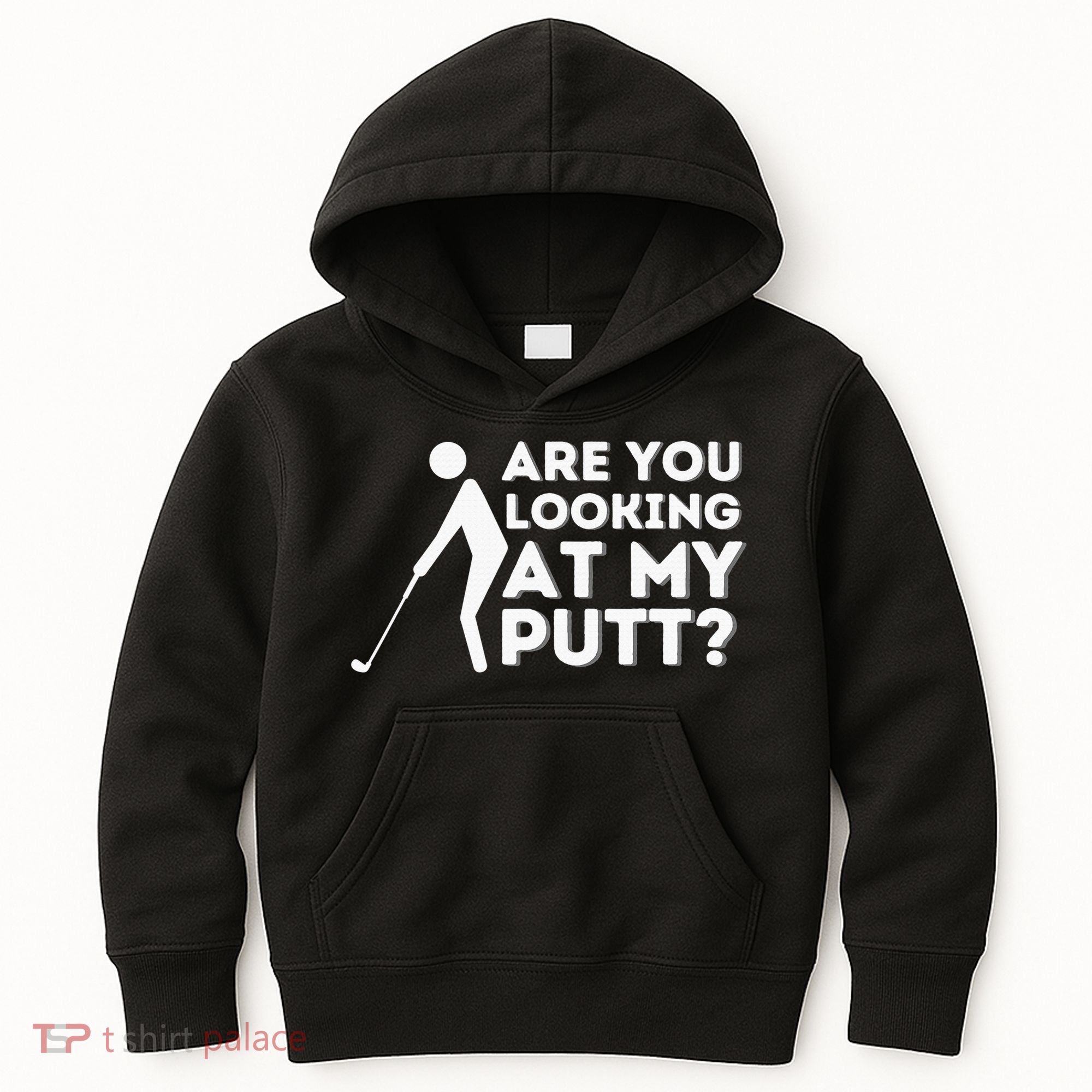 Are You Looking At My Putt Golf Lover Gift Kids Hoodie