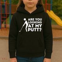 Are You Looking At My Putt Golf Lover Gift Kids Hoodie thumb 3