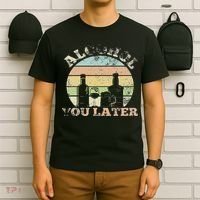 Alcohol You Later Funny Drinking Pun T-Shirt thumb 6