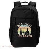 Alcohol You Later Funny Drinking Pun Backpack thumb 0
