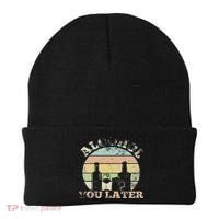 Alcohol You Later Funny Drinking Pun Beanie thumb 0