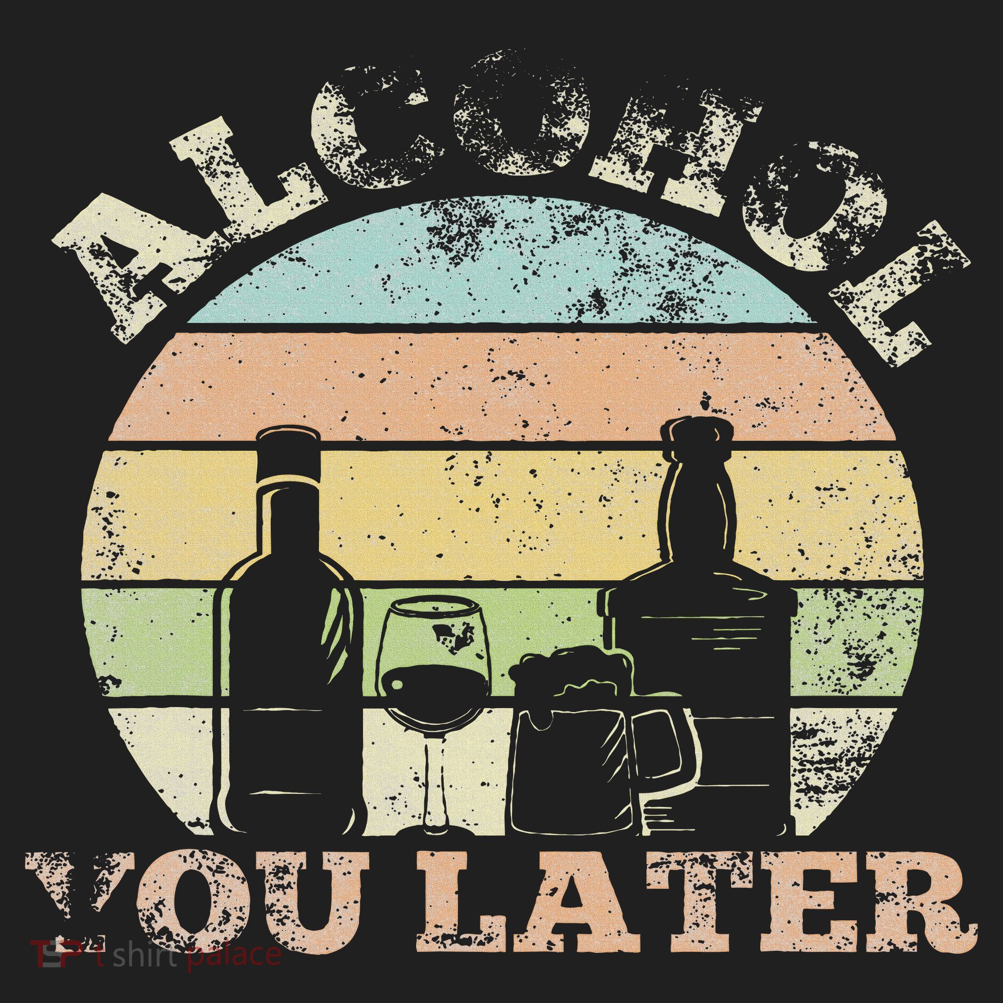 Alcohol You Later Funny Drinking Pun Beanie