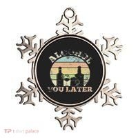 Alcohol You Later Funny Drinking Pun Ornament thumb 0