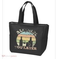 Alcohol You Later Funny Drinking Pun Tote Bag thumb 3