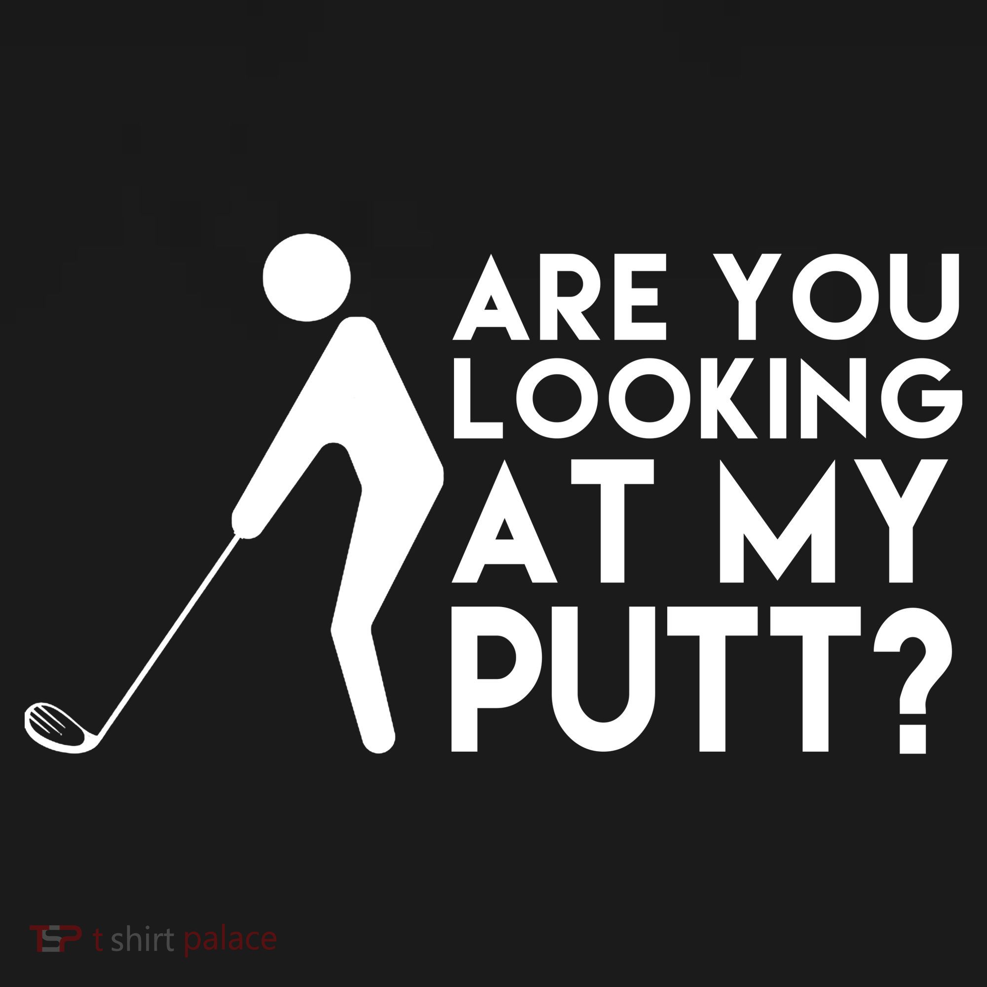 Are You Looking At My Putt Golf Lover Funny Doggie Tank