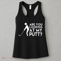 Are You Looking At My Putt Golf Lover Funny Women's Tank Top thumb 3