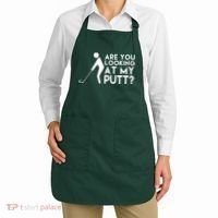 Are You Looking At My Putt Golf Lover Funny Apron thumb 2