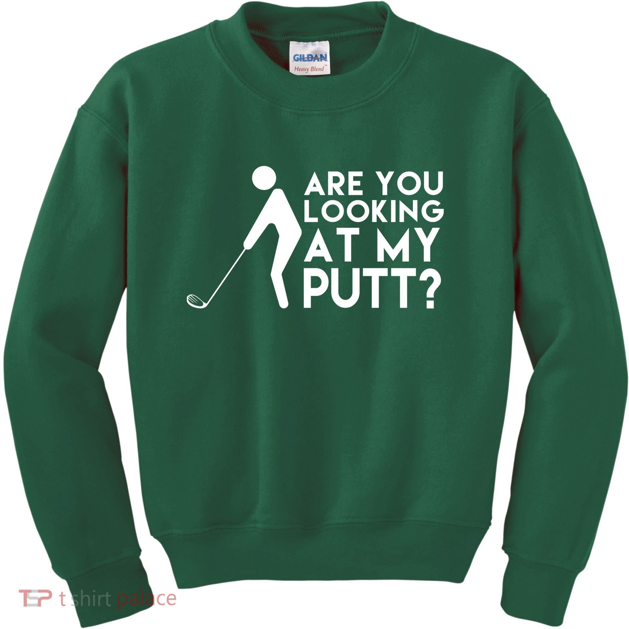 Are You Looking At My Putt Golf Lover Funny Kids Sweatshirt