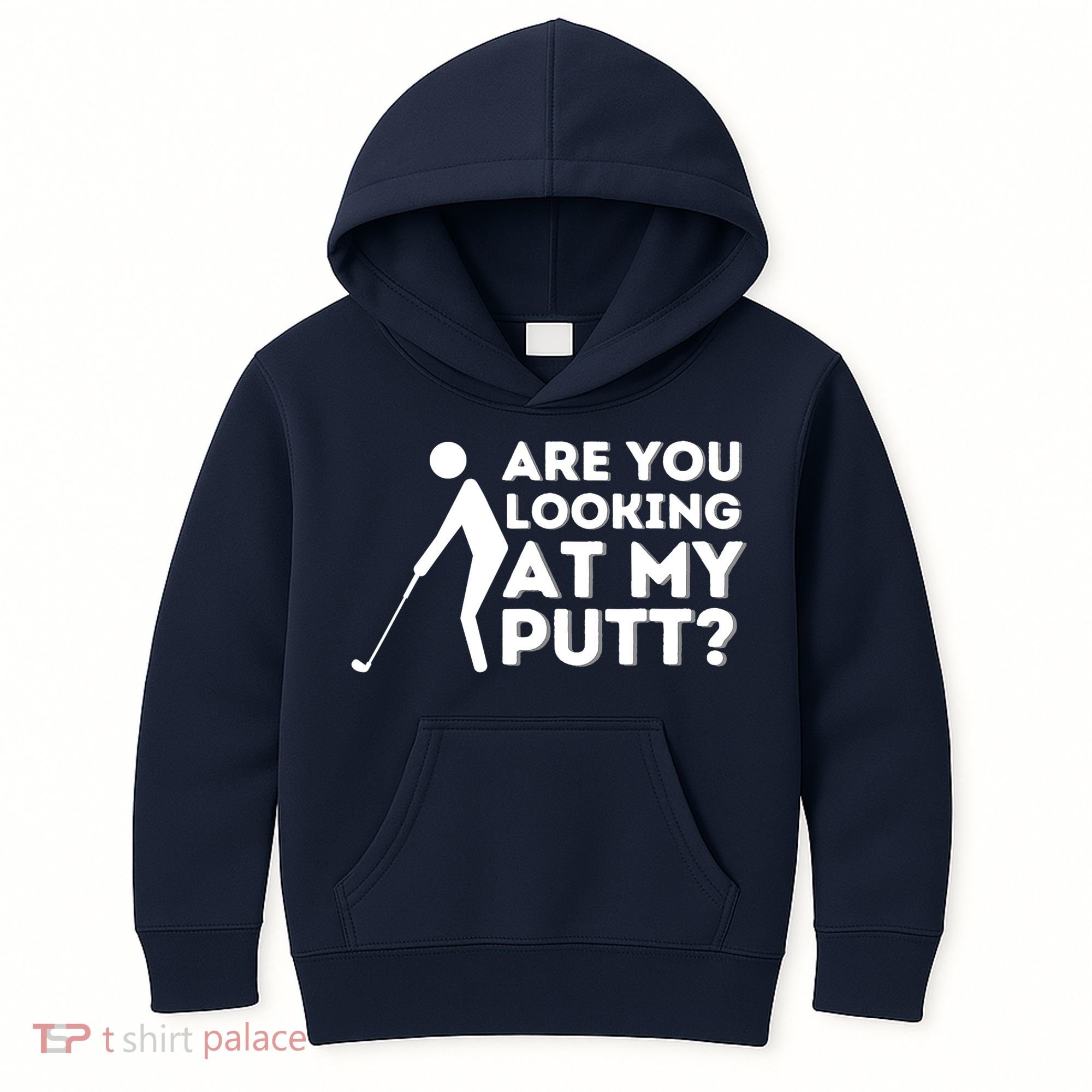 Are You Looking At My Putt Golfing Lover & Golf Gift Kids Hoodie