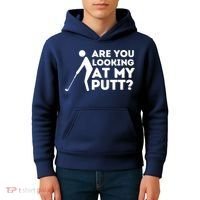 Are You Looking At My Putt Golfing Lover & Golf Gift Kids Hoodie thumb 4