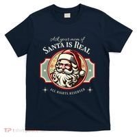 Ask Your Mom If Santa Is Real Vintage T-Shirt thumb 0