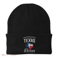 America You Mean Texas And Its 49 Bitches Texas Beanie thumb 0