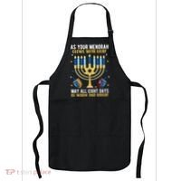 As Your Menorah Glows With Light May All Eight Days Be Warm And Bright Apron thumb 0