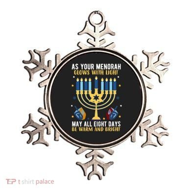 As Your Menorah Glows With Light May All Eight Days Be Warm And Bright Ornament