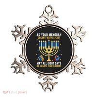 As Your Menorah Glows With Light May All Eight Days Be Warm And Bright Ornament thumb 0
