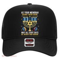 As Your Menorah Glows With Light May All Eight Days Be Warm And Bright Hat thumb 0