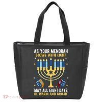 As Your Menorah Glows With Light May All Eight Days Be Warm And Bright Tote Bag thumb 0