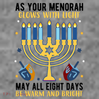As Your Menorah Glows With Light May All Eight Days Be Warm And Bright Long Sleeve Shirt thumb 2