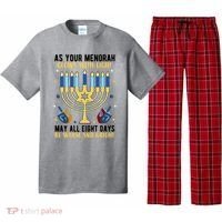 As Your Menorah Glows With Light May All Eight Days Be Warm And Bright Pajama Set thumb 0