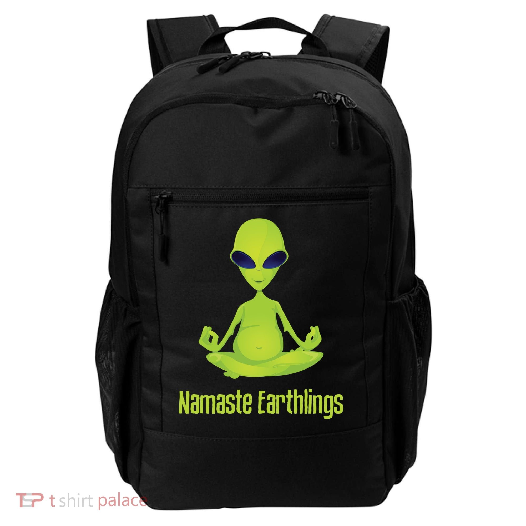 Alien Yoga Meditation Namaste Gift Backpack