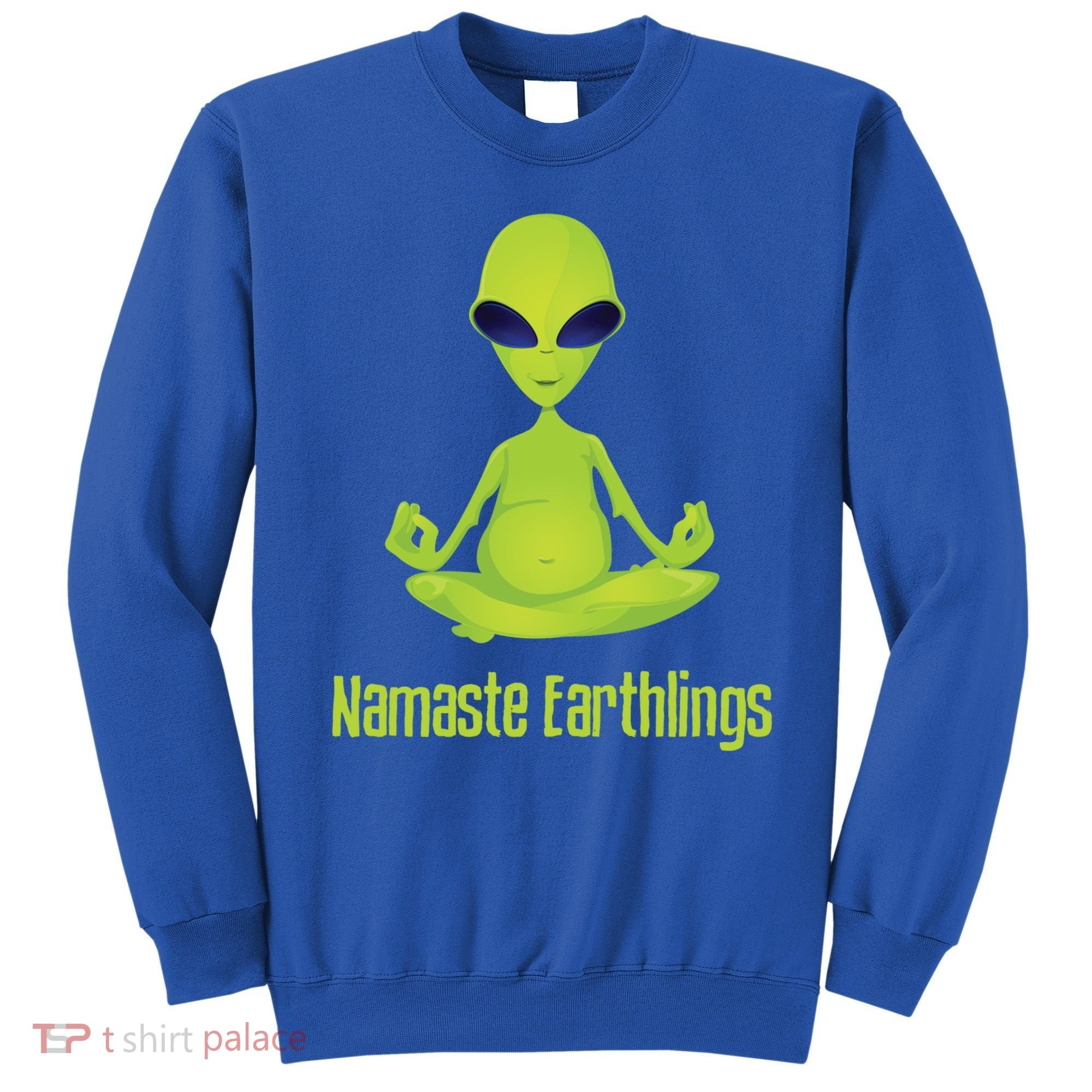 Alien Yoga Meditation Namaste Gift Sweatshirt