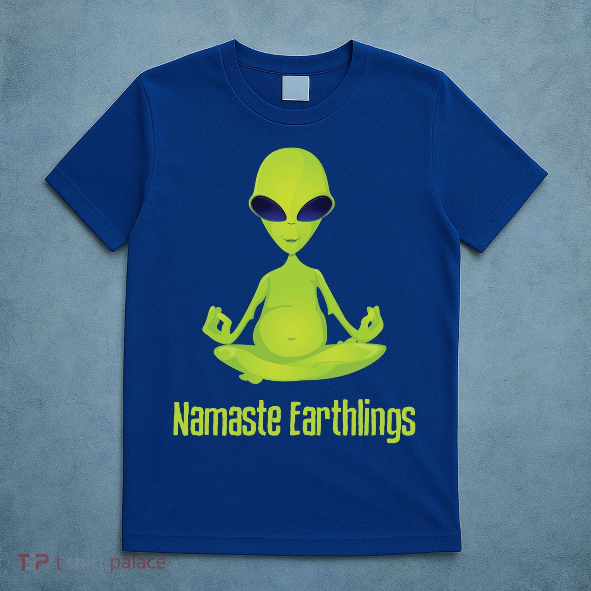 Alien Yoga Meditation Namaste Gift T-Shirt