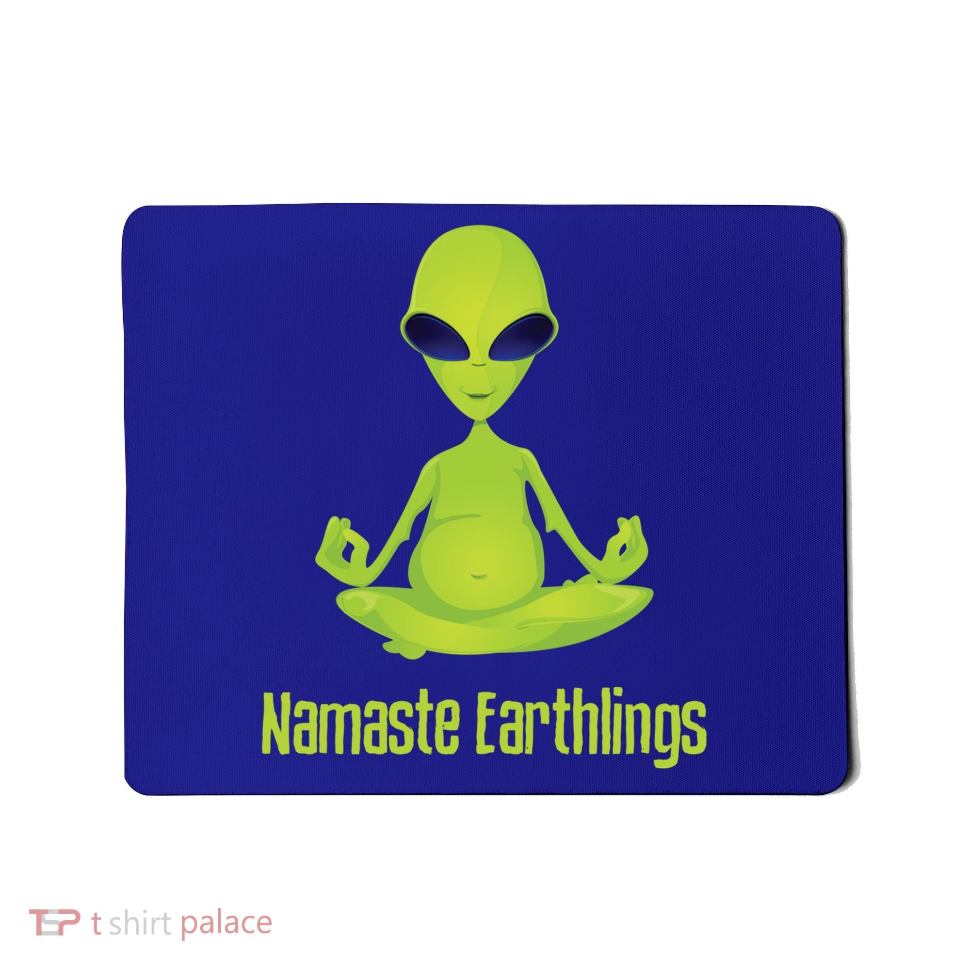 Alien Yoga Meditation Namaste Gift Mousepad