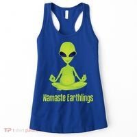 Alien Yoga Meditation Namaste Gift Women's Tank Top thumb 0