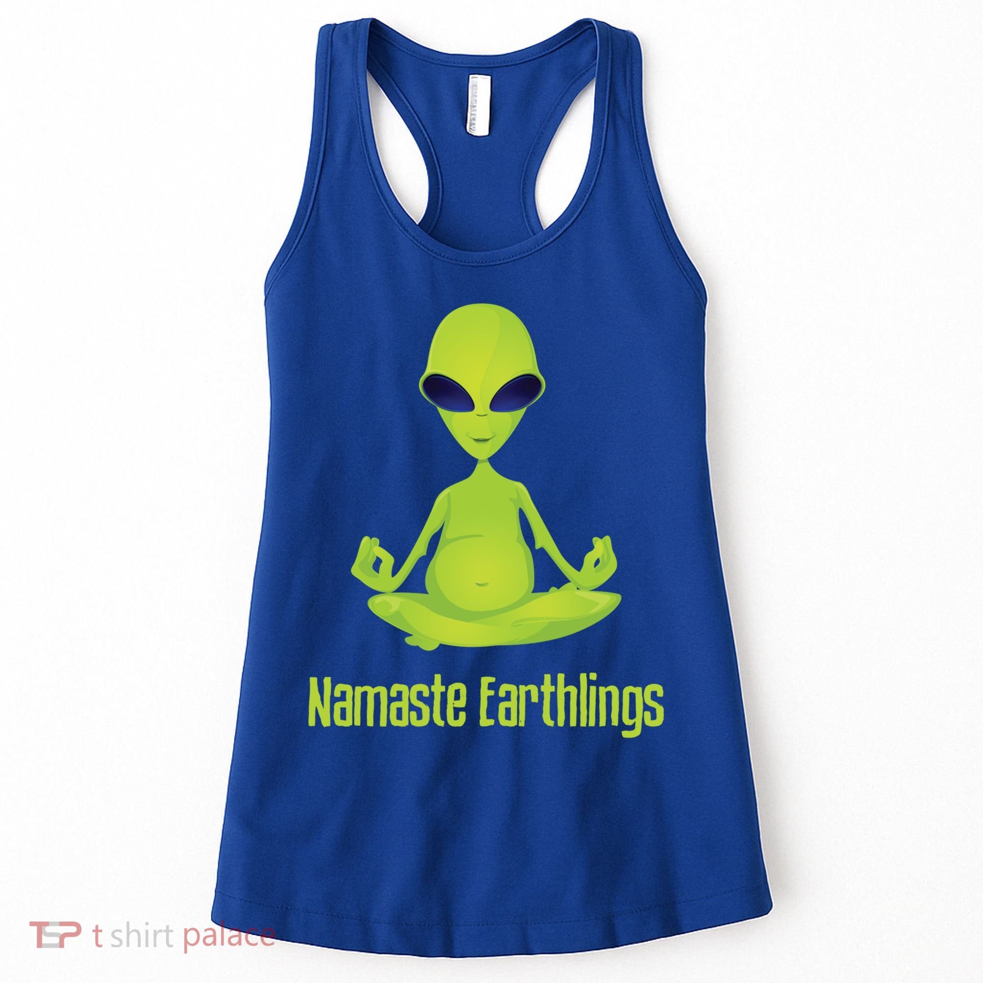 Alien Yoga Meditation Namaste Gift Women's Tank Top