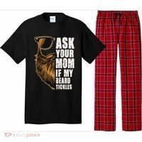 Ask Your Mom If My Beard Tickles Pajama Set thumb 0