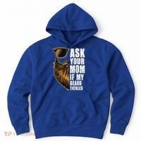 Ask Your Mom If My Beard Tickles Hoodie thumb 0