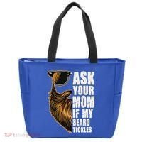Ask Your Mom If My Beard Tickles Tote Bag thumb 0