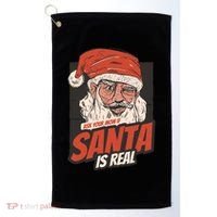 Ask Your Mom If Santa Is Real Golf Towel thumb 0