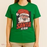 Ask Your Mom If Santa Is Real T-Shirt thumb 4