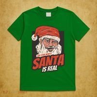 Ask Your Mom If Santa Is Real T-Shirt thumb 5