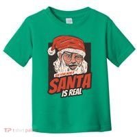 Ask Your Mom If Santa Is Real Toddler T-Shirt thumb 0