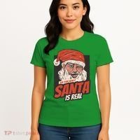 Ask Your Mom If Santa Is Real Women's T-Shirt thumb 4