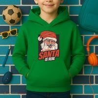 Ask Your Mom If Santa Is Real Kids Hoodie thumb 2