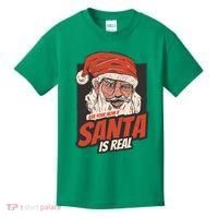 Ask Your Mom If Santa Is Real Kids T-Shirt thumb 0