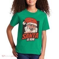Ask Your Mom If Santa Is Real Kids T-Shirt thumb 2