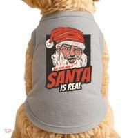 Ask Your Mom If Santa Is Real Funny Doggie Tank thumb 0