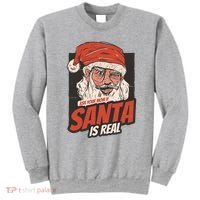 Ask Your Mom If Santa Is Real Funny Sweatshirt thumb 0