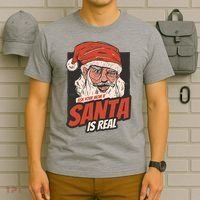 Ask Your Mom If Santa Is Real Funny T-Shirt thumb 6