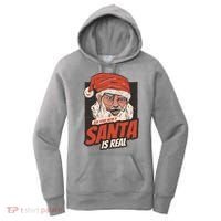 Ask Your Mom If Santa Is Real Funny Women's Hoodie thumb 0