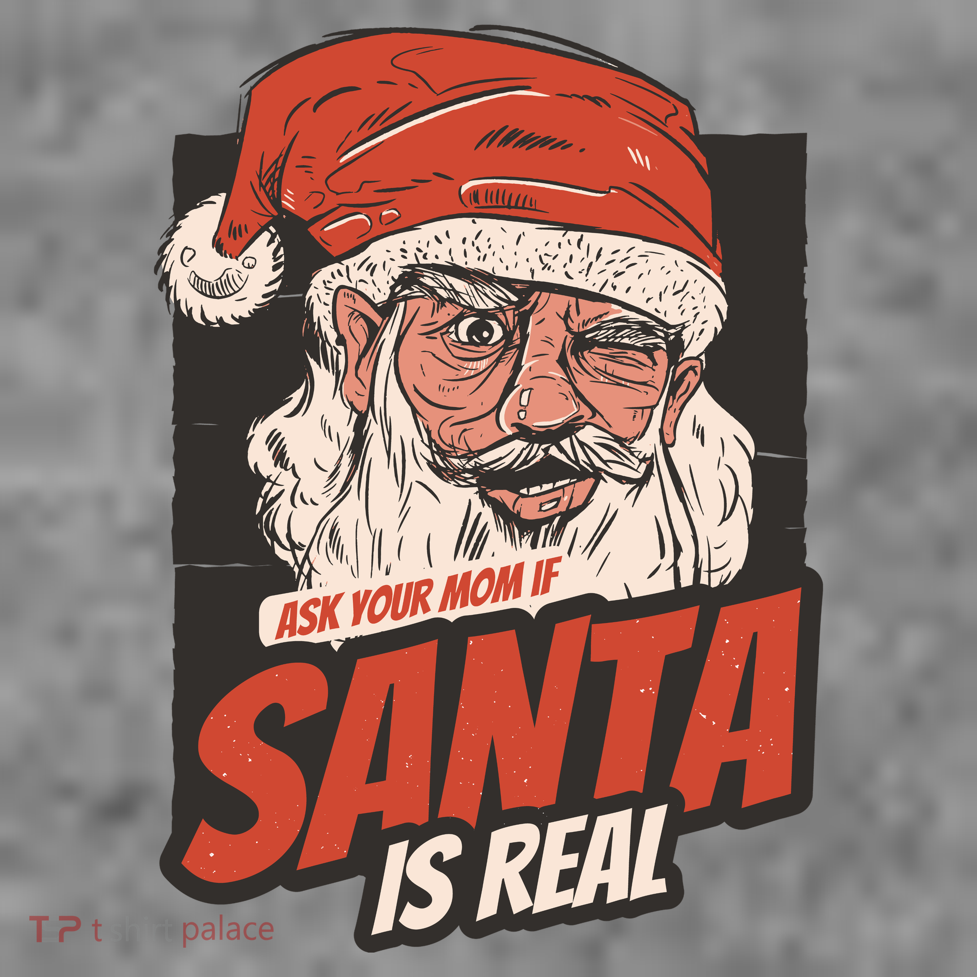 Ask Your Mom If Santa Is Real Funny Women's Hoodie