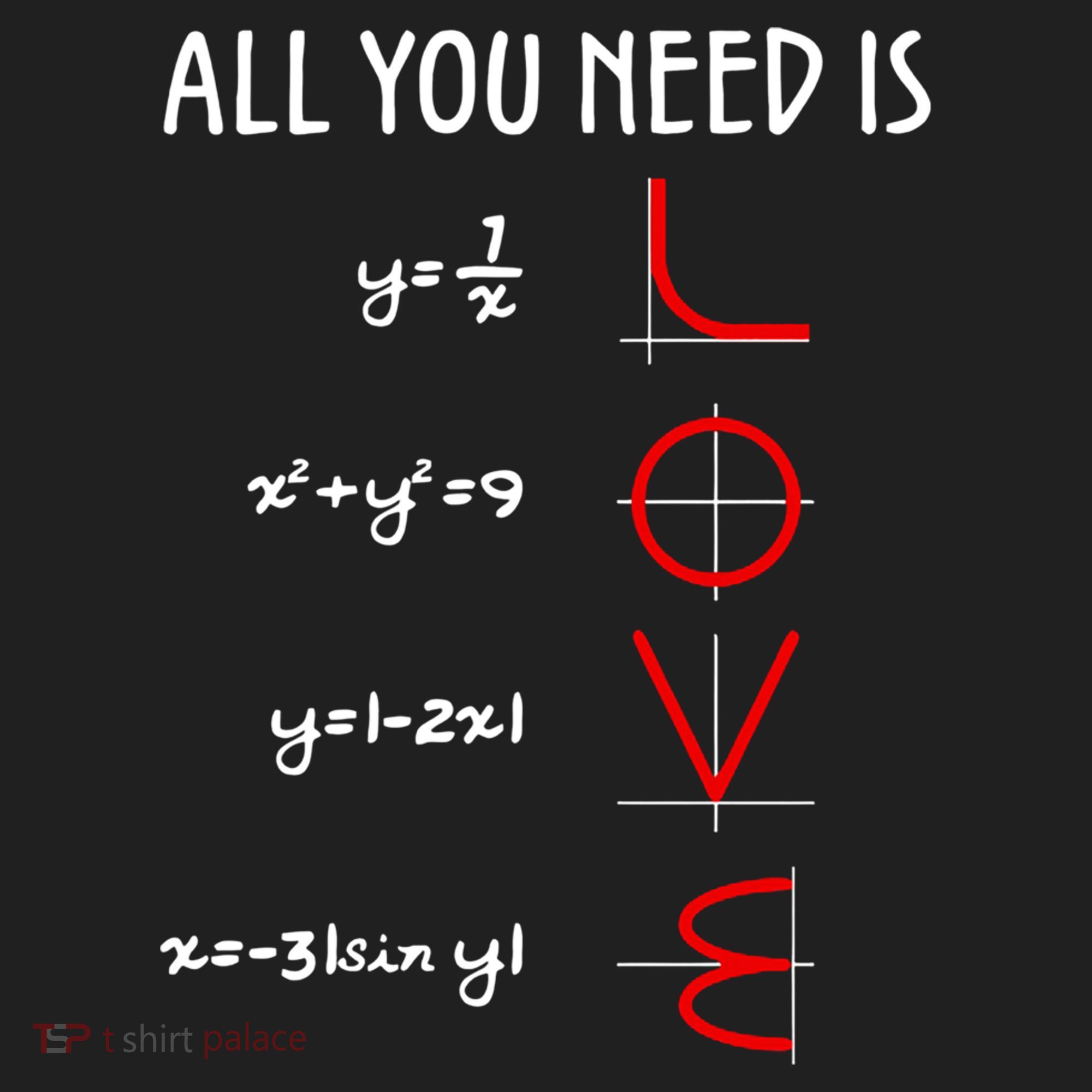 All You Need Is Love Math Vertical Tumbler