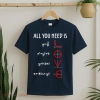 All You Need Is Love Math Vertical T-Shirt thumb 2