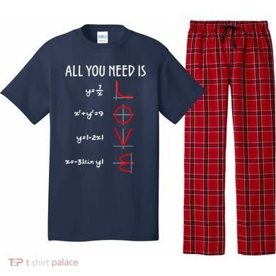 All You Need Is Love Math Vertical Pajama Set