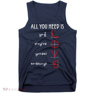 All You Need Is Love Math Vertical Tank Top